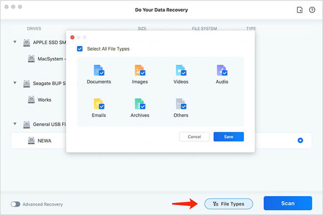 Recover deleted files mac